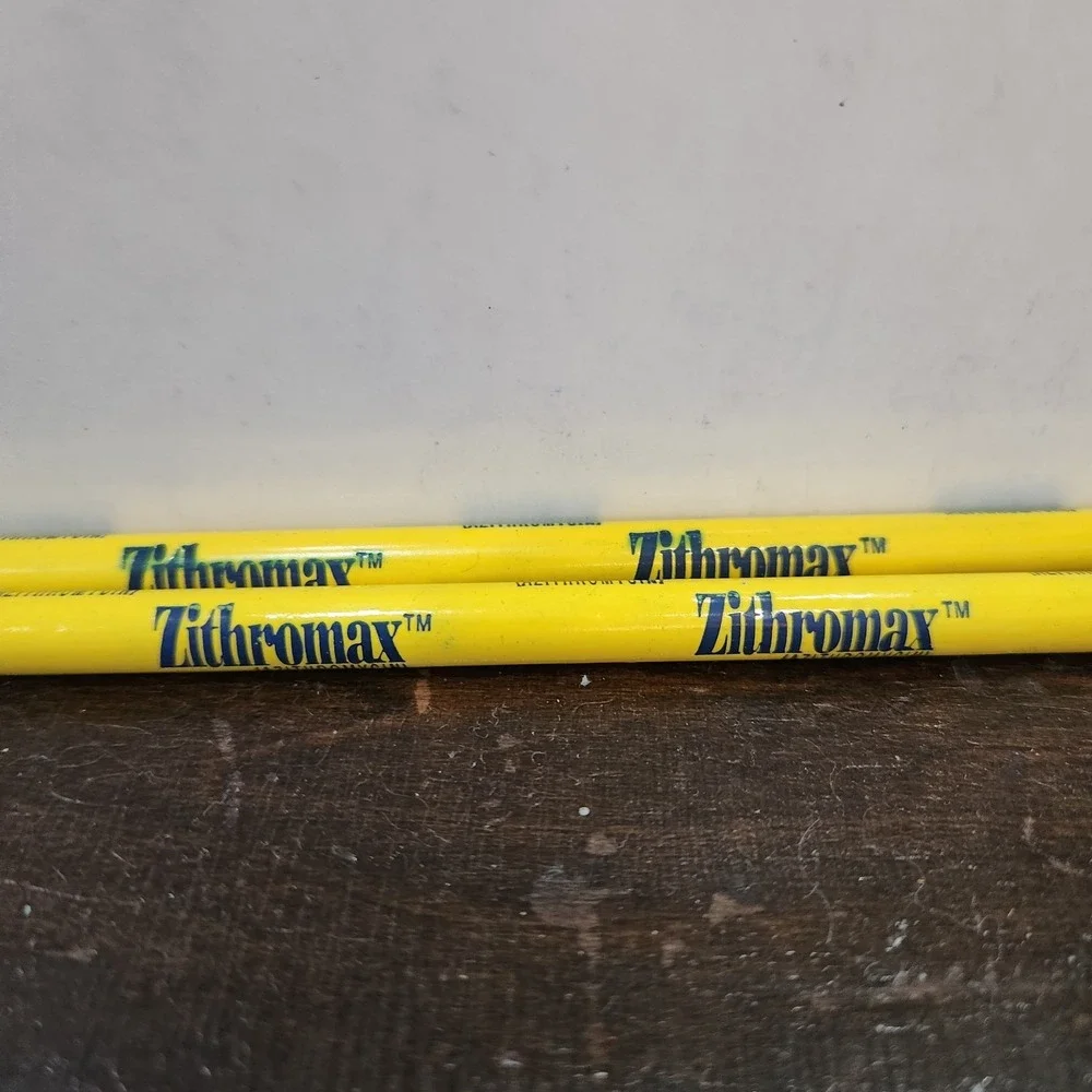 Lot 48  Zithro PENCILS Drug Rep Pharmaceutical Promo Advertising Box RARE🔥NEW